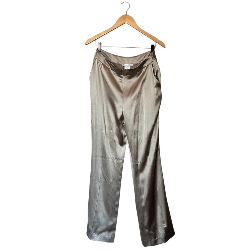 Oscar de la Renta Silk Pants